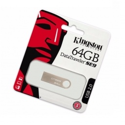 Pendrive Kingston Datatraveler Se9 Dtse9h 64gb 2.0 Plateado