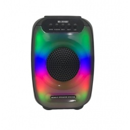 Parlante Bluetooth Usb A Bateria 1500 Mah Luces Led Colores