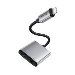 Adaptador Lightning a Auxiliar 3.5mm y Lightning acordonado Mcdodo